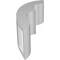 Ekena Millwork 3-in. W x 6-in. D x 10-in. H Ozark Architectural Grade PVC Knee Brace BRCP03X06X10OZK - alternate 5
